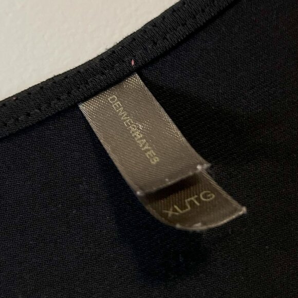 Black Witchy Shabby Chic Tier Ruffled Tank Top - Picture 7 of 7